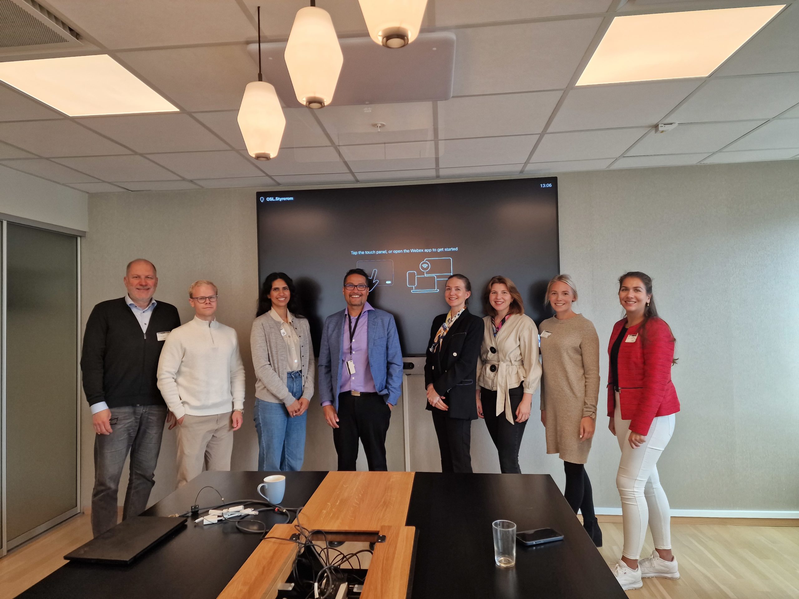 Daniel S og OBOS bes&oslash;k for LV 23